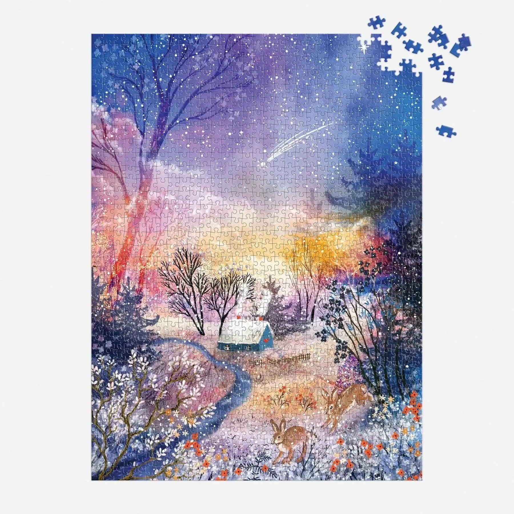 Enchanted Snowfall 1000 Piece Jigsaw Puzzle Galison
