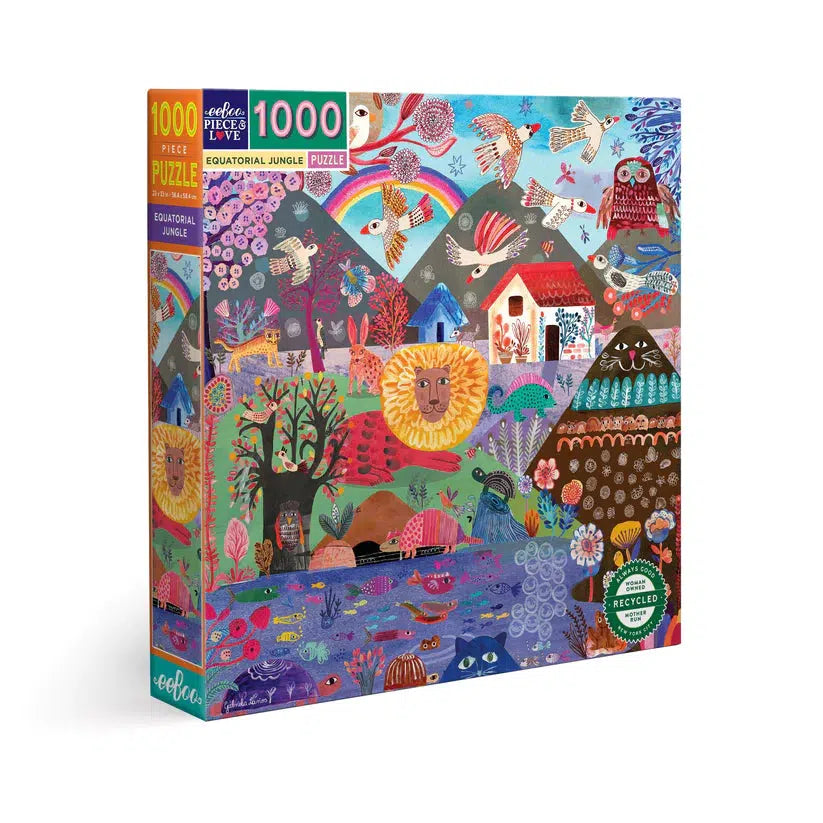 Equatorial Jungle 1000 Piece Jigsaw Puzzle eeBoo