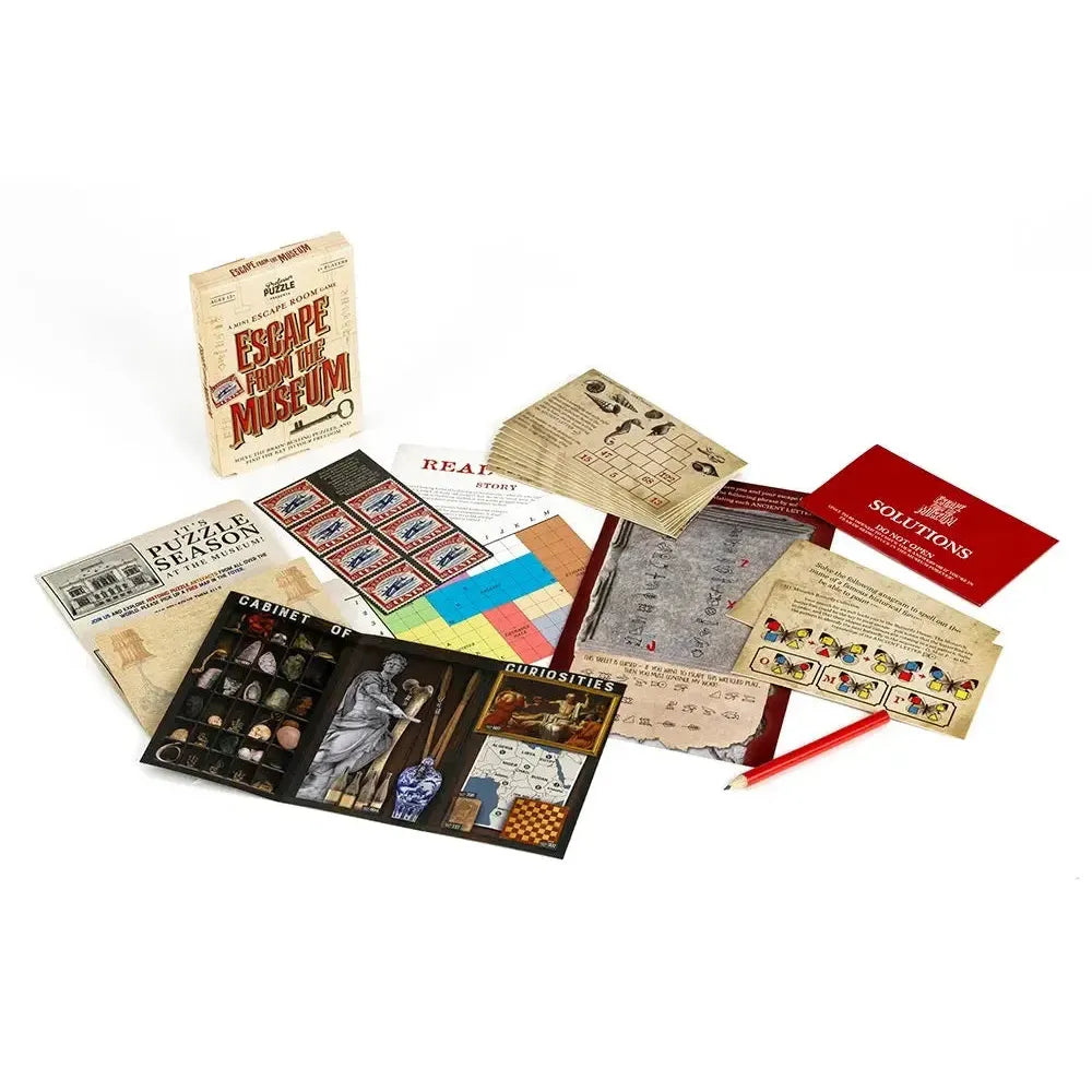 Escape From the Museum- Escape Room Card Game - Professor Puzzle