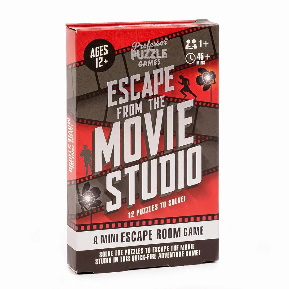 Escape from the Movie Studio - Mini Escape Room Game - Professor Puzzle