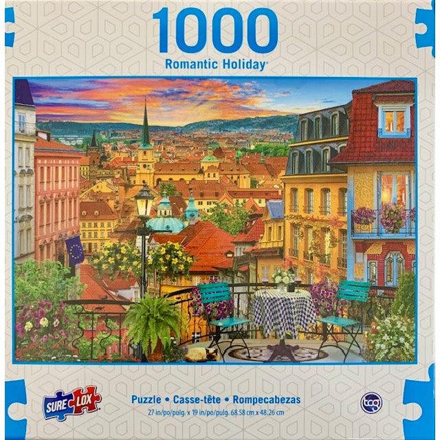 European Town Dinner Romantic Holiday 1000 Piece Jigsaw Puzzle Sure Lox