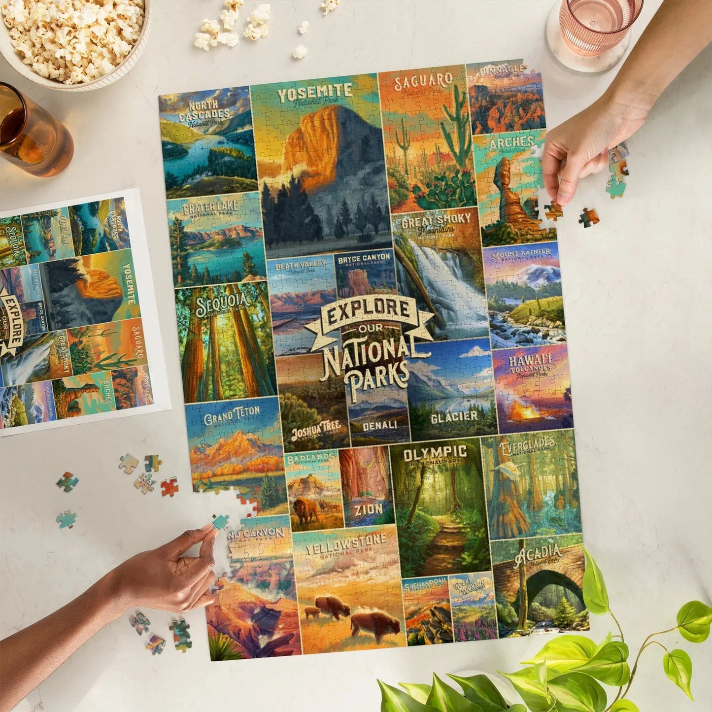 Explore Our National Parks 1000 Piece Jigsaw Puzzle Lantern Press