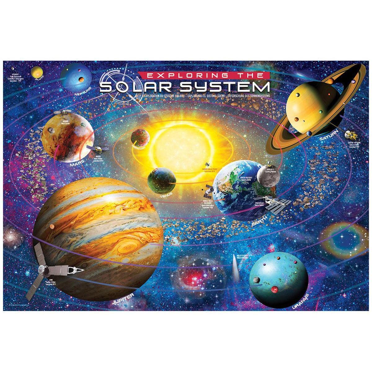 Exploring the Solar System Lunch Bag & 100 Piece Jigsaw Puzzle Eurographics