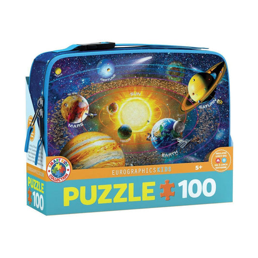 Exploring the Solar System Lunch Bag & 100 Piece Jigsaw Puzzle Eurographics
