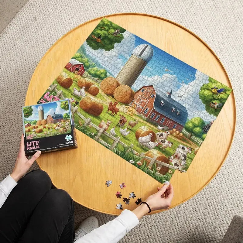 F*** Farm 1000 Piece Jigsaw Puzzle WTF