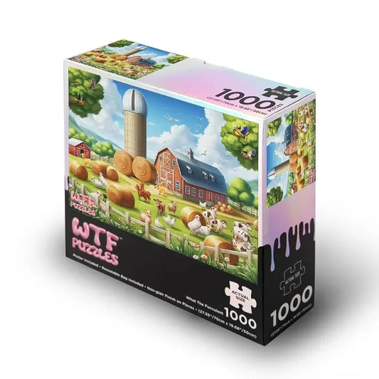 F*** Farm 1000 Piece Jigsaw Puzzle WTF