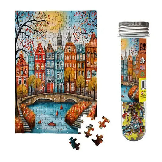 Fall On the Canals 150 Piece Mini Jigsaw Puzzle Micro Puzzles