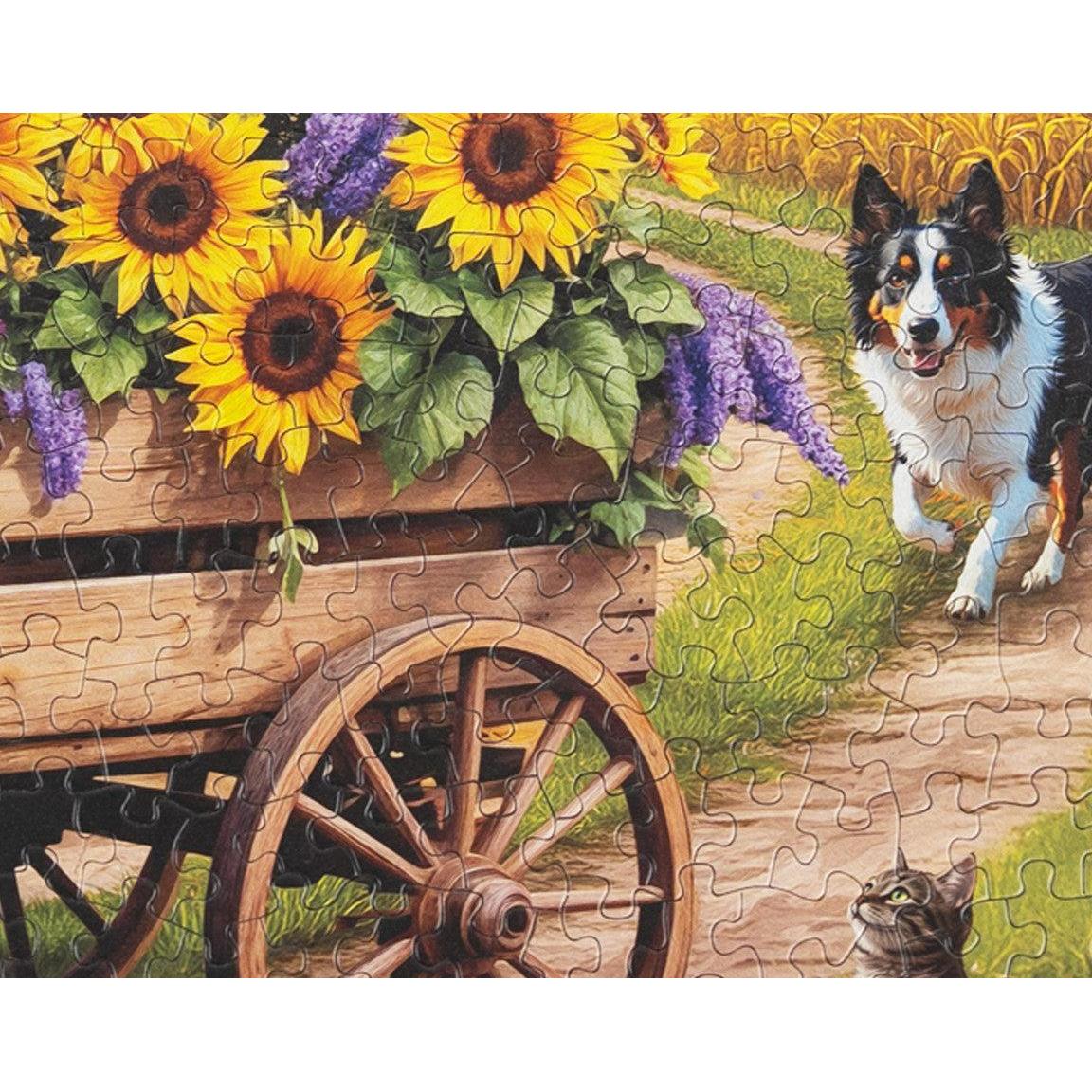 Fall Wagon Wonders 500 Piece Jigsaw Puzzle Springbok