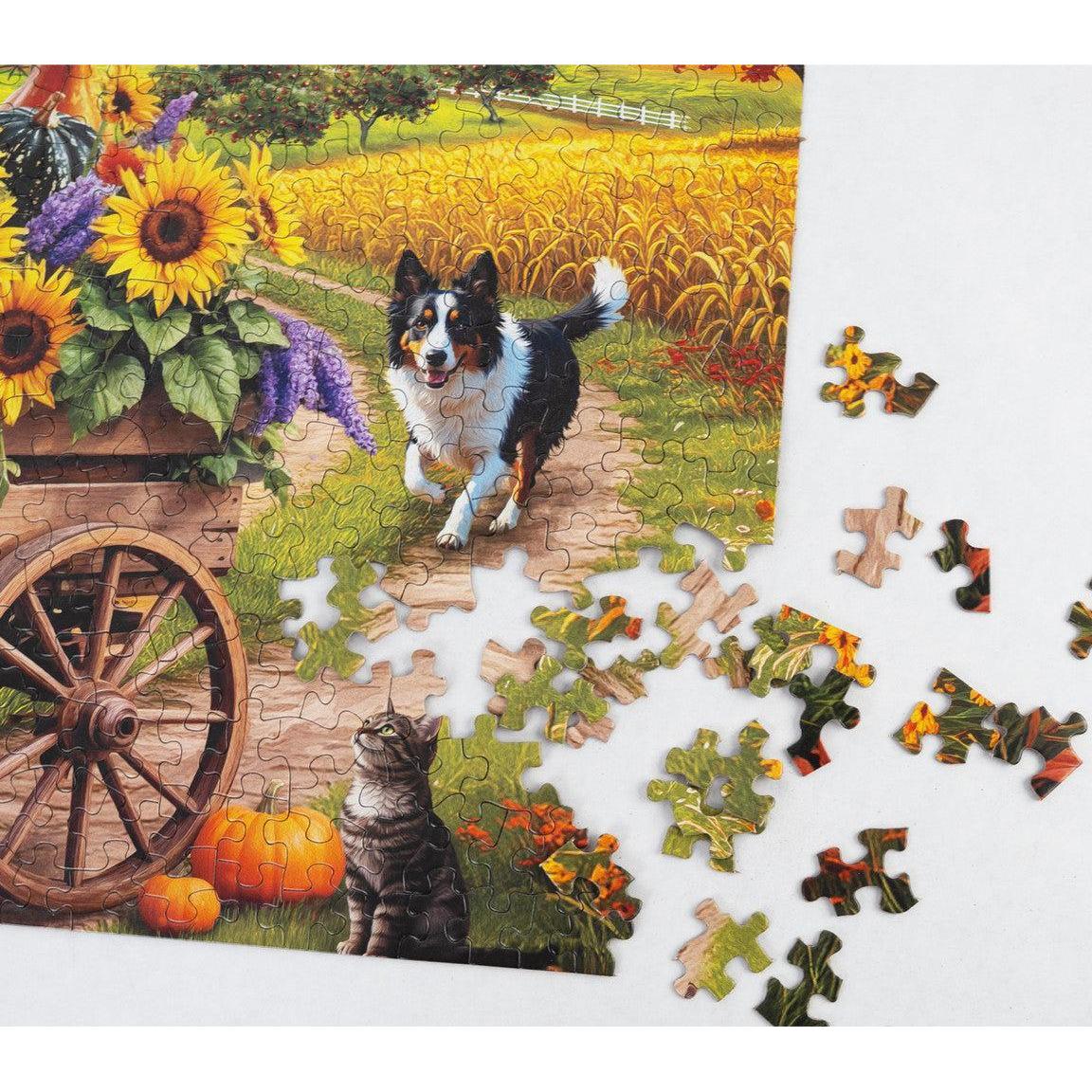 Fall Wagon Wonders 500 Piece Jigsaw Puzzle Springbok