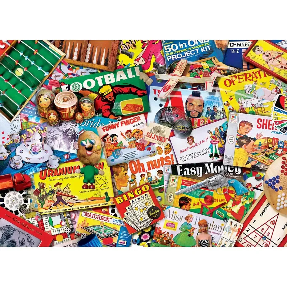 Family Game Night Flashbacks 1000 Piece Jigsaw Puzzle MasterPieces