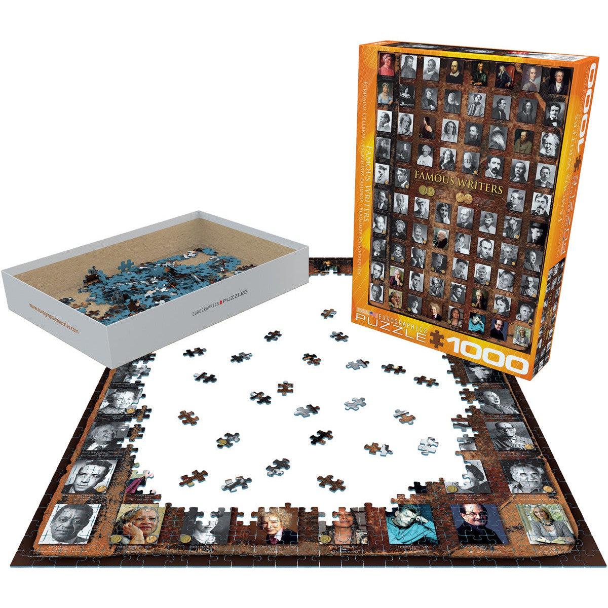 Famous Writers 1000 Piece Jigsaw Puzzle Eurographics