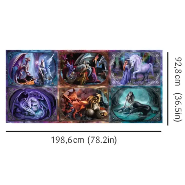 Fantasy Creatures by Anne Stokes 9000 Piece Jigsaw Puzzle Trefl