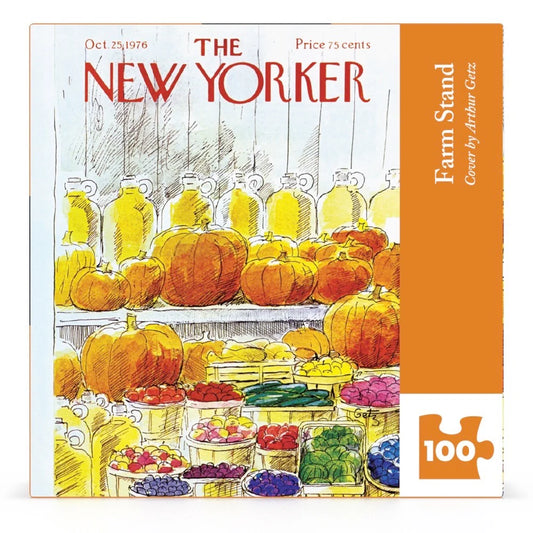 Farm Stand The New Yorker 100 Piece Mini Jigsaw Puzzle NYPC