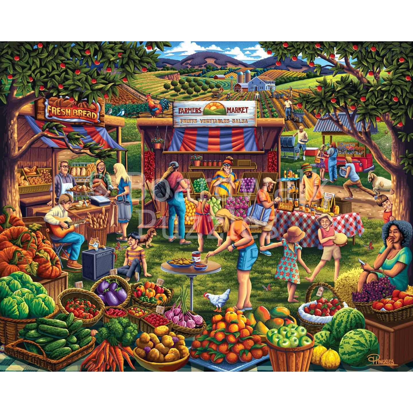 Farmers Market 210 Piece Jigsaw Puzzle Boardwalk