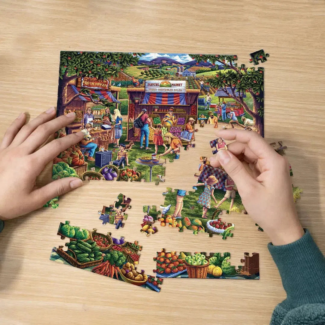 Farmers Market 210 Piece Jigsaw Puzzle Boardwalk