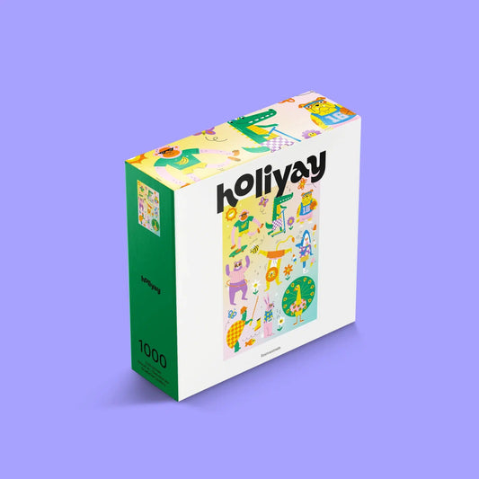 Festivanimals 1000 Piece Jigsaw Puzzle Holiyay