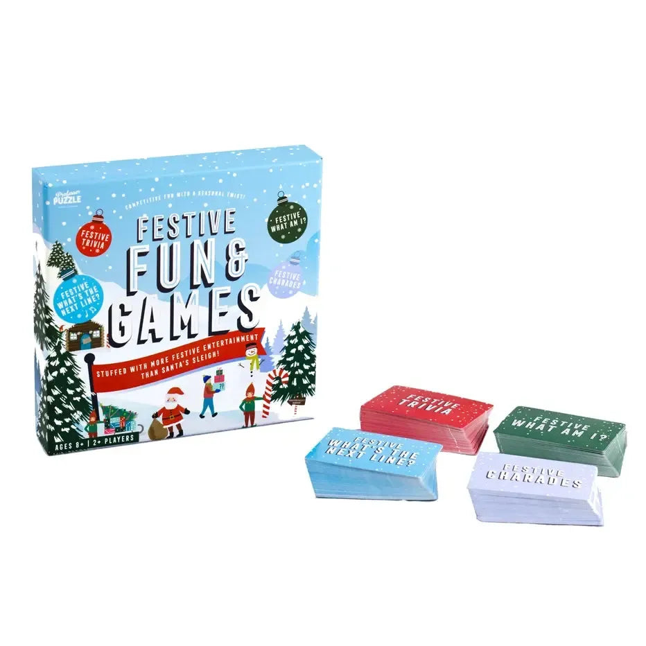 Festive Fun & Games - Charades, Trivia & More - Professor Puzzle