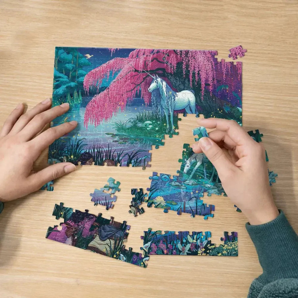 Finding Unicorns 210 Piece Jigsaw Puzzle Boardwalk