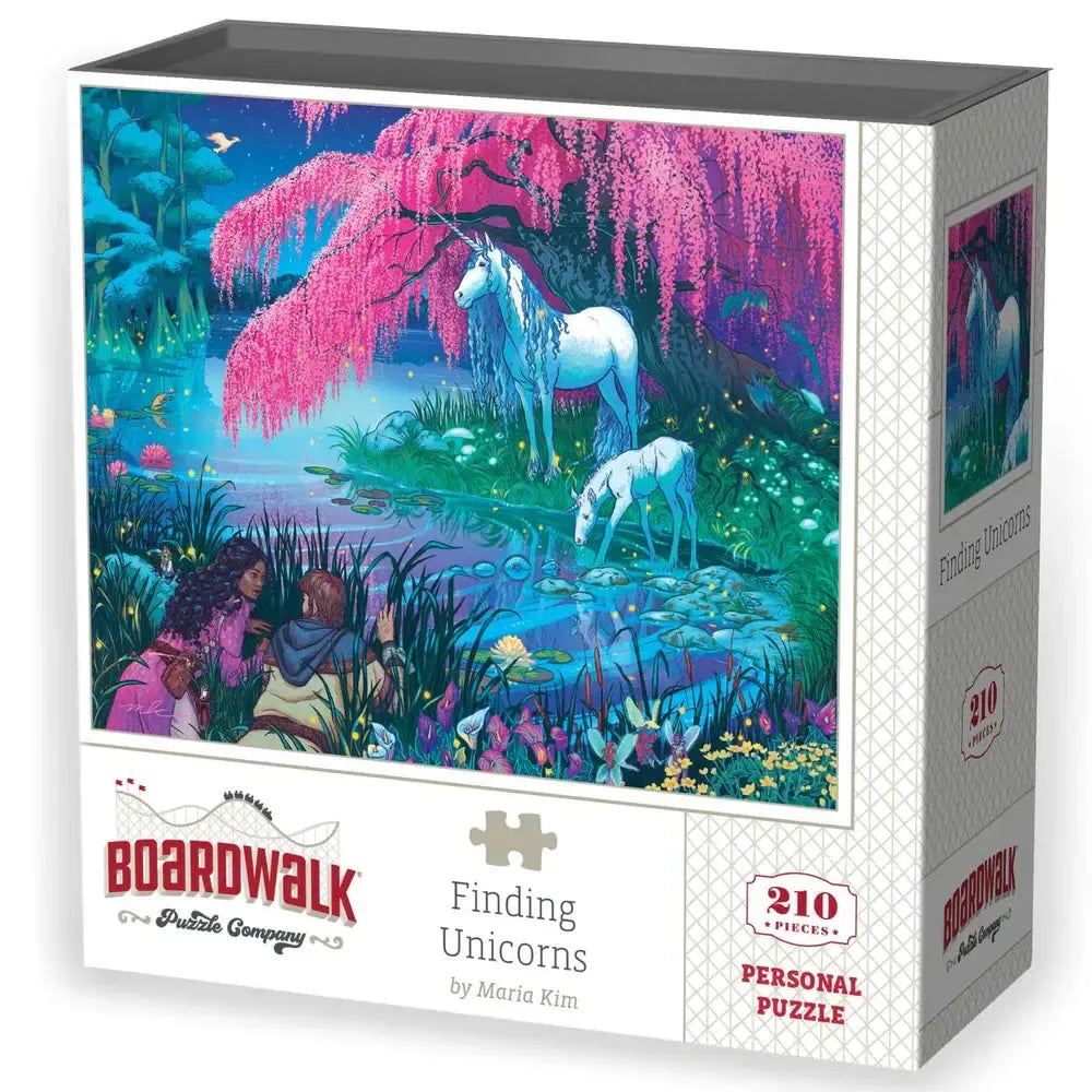 Finding Unicorns 210 Piece Jigsaw Puzzle Boardwalk