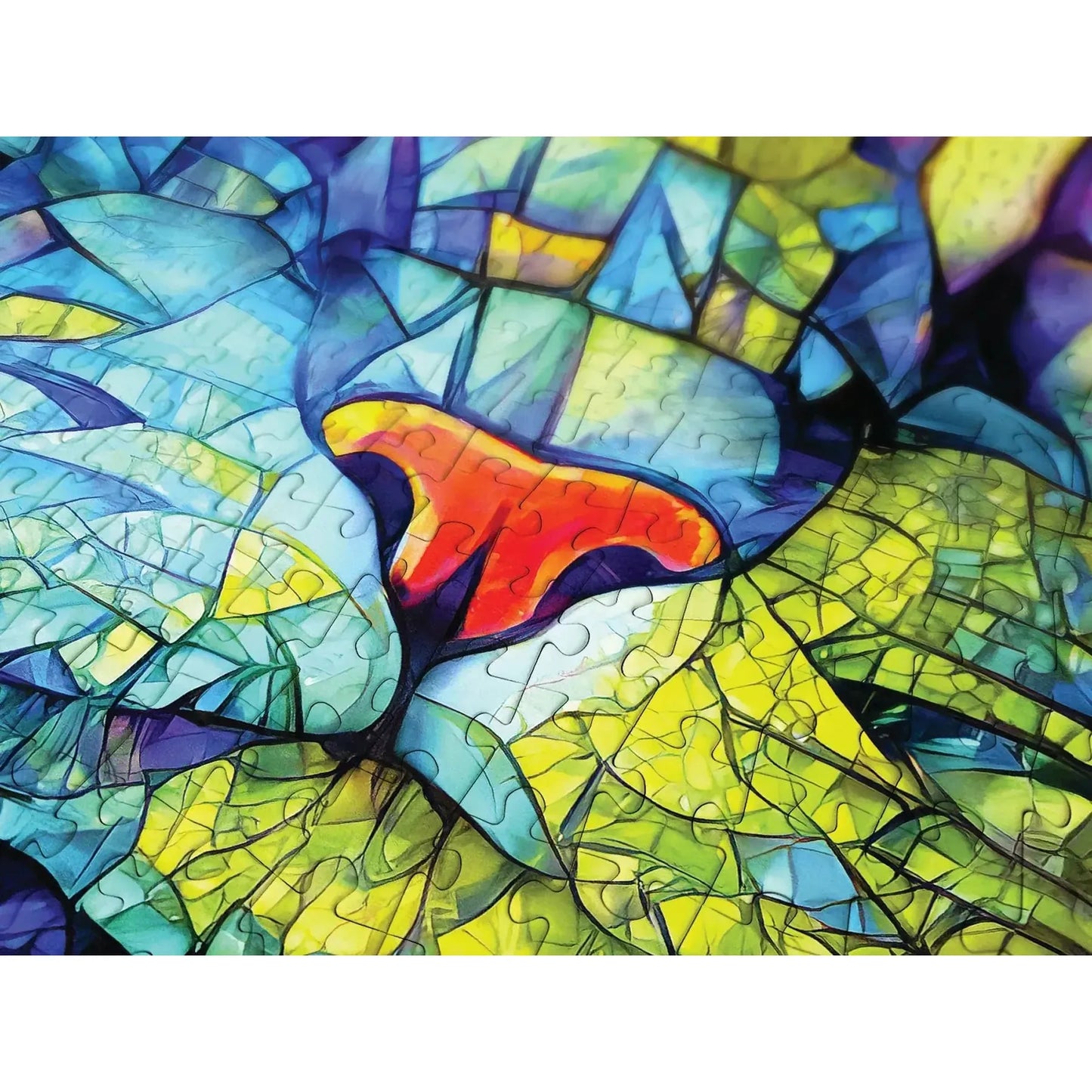 Fiona the Stained Glass Cat 1000 Piece Jigsaw Puzzle Enjoy