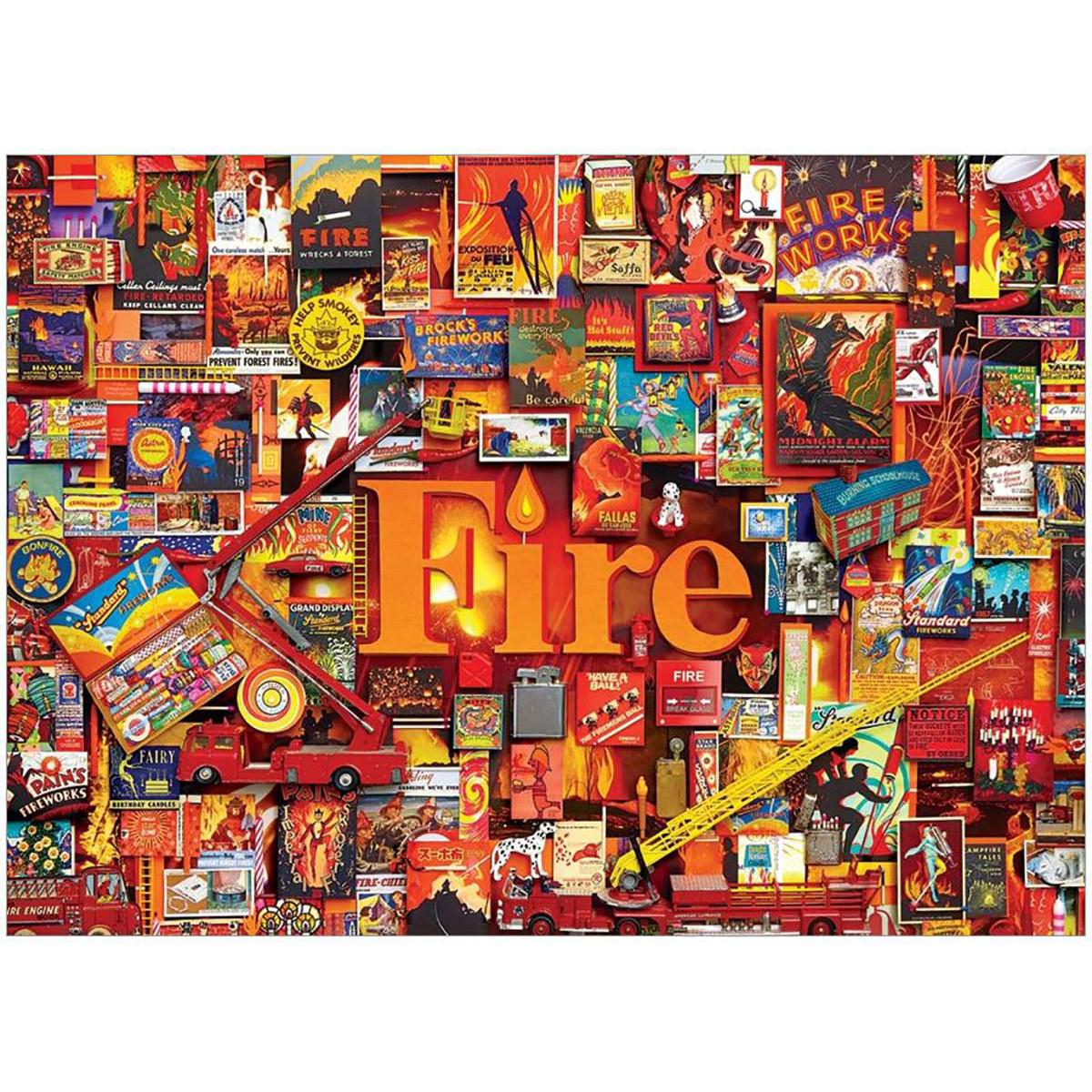 Fire 1000 Piece Jigsaw Puzzle Cobble Hill