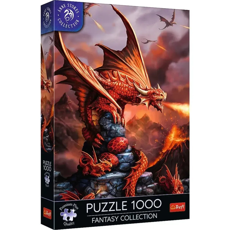 Fire Dragon by Anne Stokes 1000 Piece Jigsaw Puzzle Trefl
