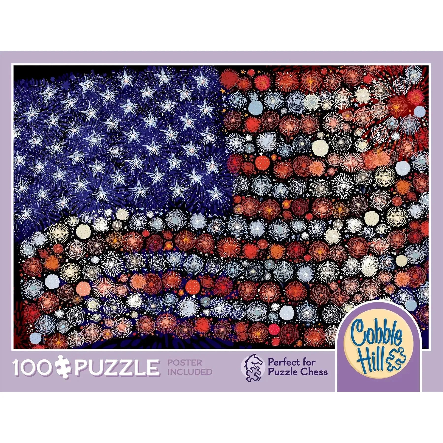 Fireworks 100 Large Piece Jigsaw Puzzle Cobble Hill