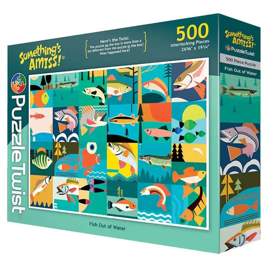 Fish Out of Water "Something's Amiss" 500 Piece Jigsaw Puzzle PuzzleTwist
