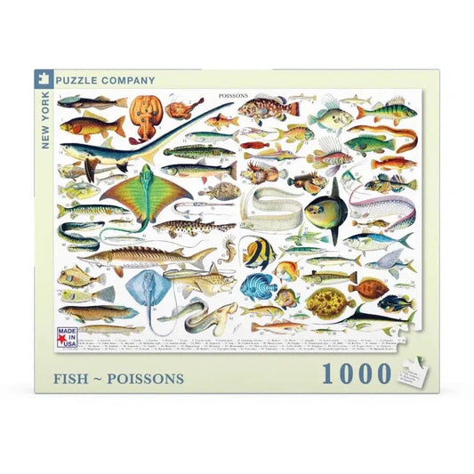 Fish ~ Poissons 1000 Piece Jigsaw Puzzle NYPC