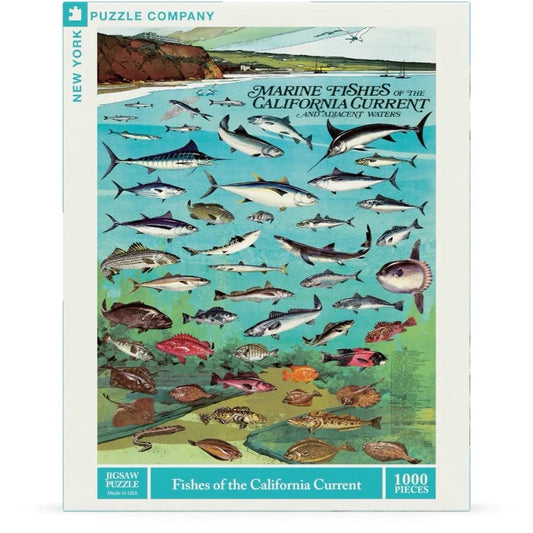 Fishes of the California Current 1000 Piece Jigsaw Puzzle NYPC