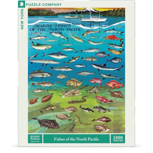 Fishes of the North Pacific 1000 Piece Jigsaw Puzzle NYPC