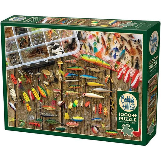 Fishing Lures 1000 Piece Jigsaw Puzzle Cobble Hill