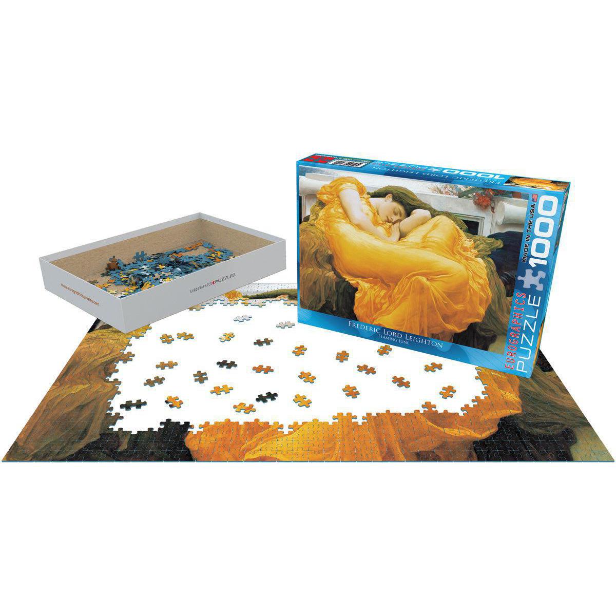 Flaming June 1000 Piece Jigsaw Puzzle Eurographics