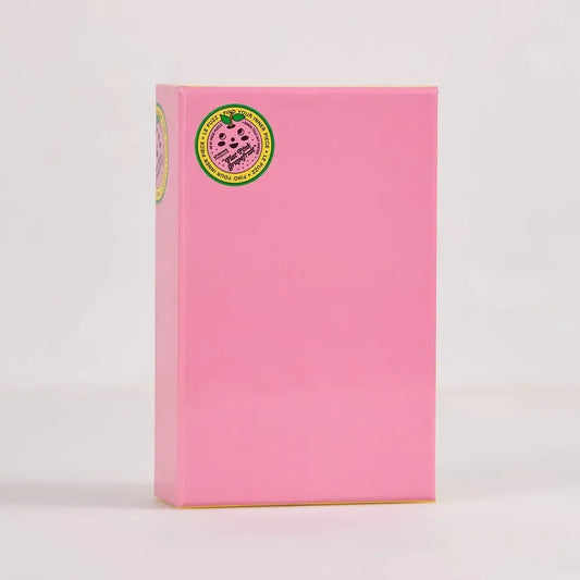 Flat Pink Grapefruit 81 Piece Round Jigsaw Puzzle Le Puzz