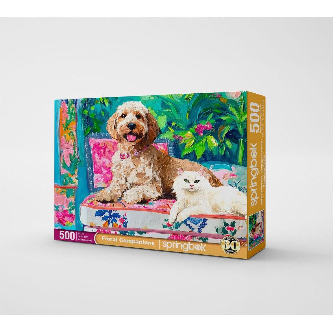 Floral Companions 500 Piece Jigsaw Puzzle Springbok