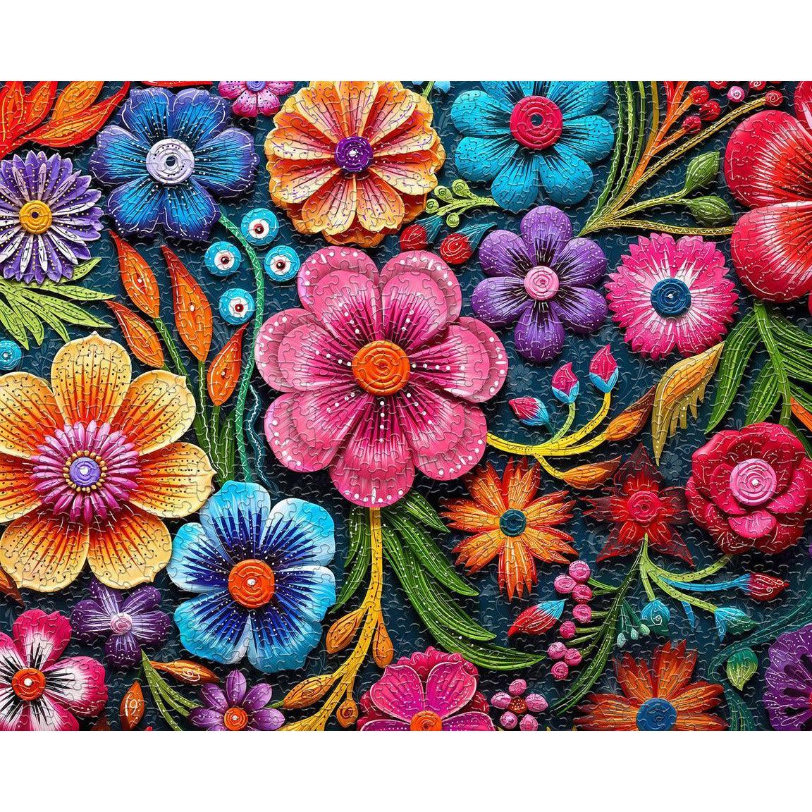 Floral Fiesta 1000 Piece Jigsaw Puzzle Springbok