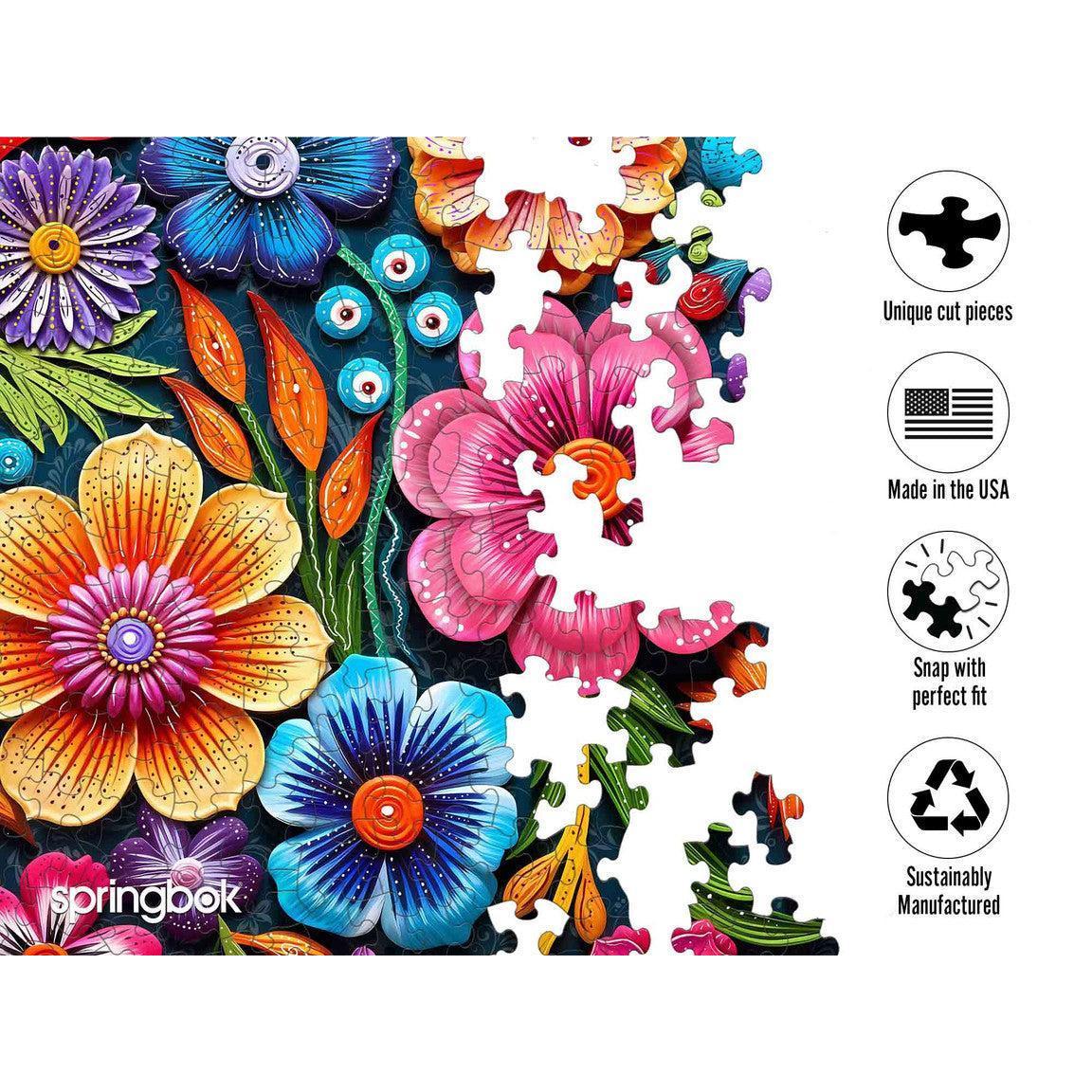 Floral Fiesta 1000 Piece Jigsaw Puzzle Springbok
