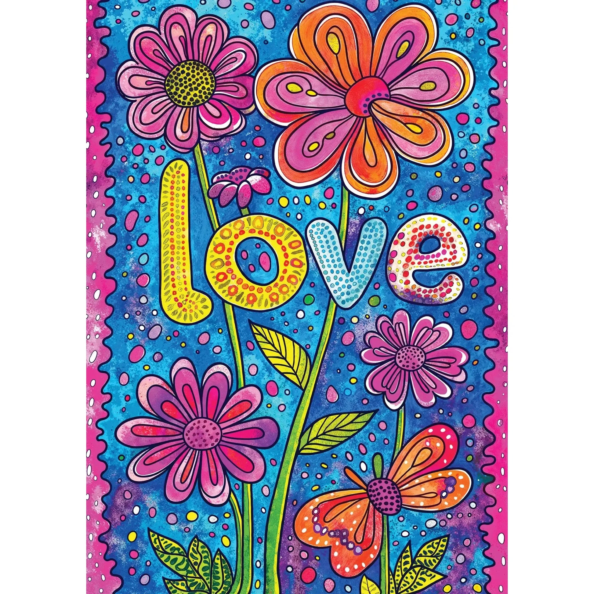 Floral Love 1000 Piece Jigsaw Puzzle Enjoy