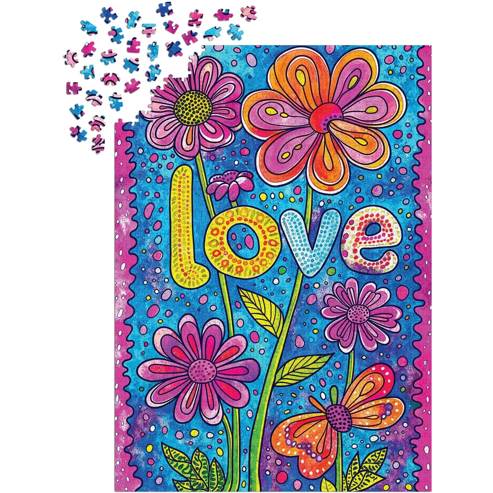 Floral Love 1000 Piece Jigsaw Puzzle Enjoy