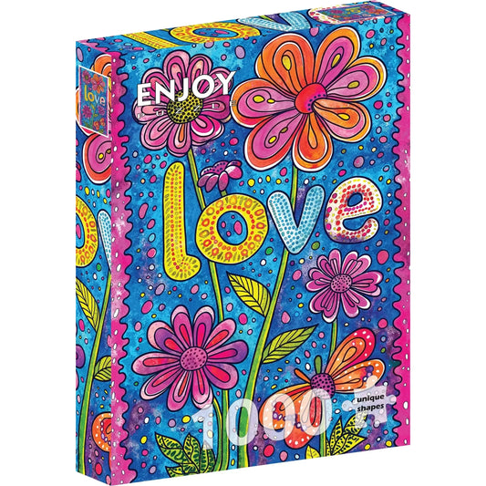 Floral Love 1000 Piece Jigsaw Puzzle Enjoy