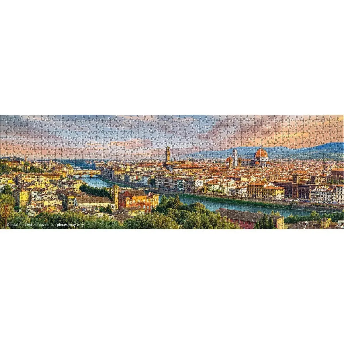 Florence Italy 1000 Piece Panoramic Jigsaw Puzzle Eurographics