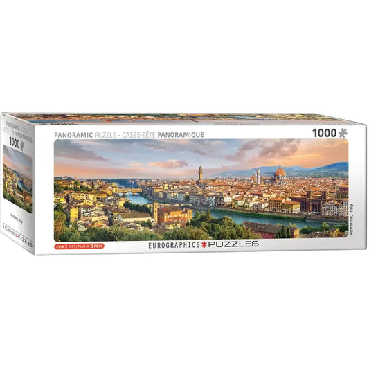 Florence Italy 1000 Piece Panoramic Jigsaw Puzzle Eurographics
