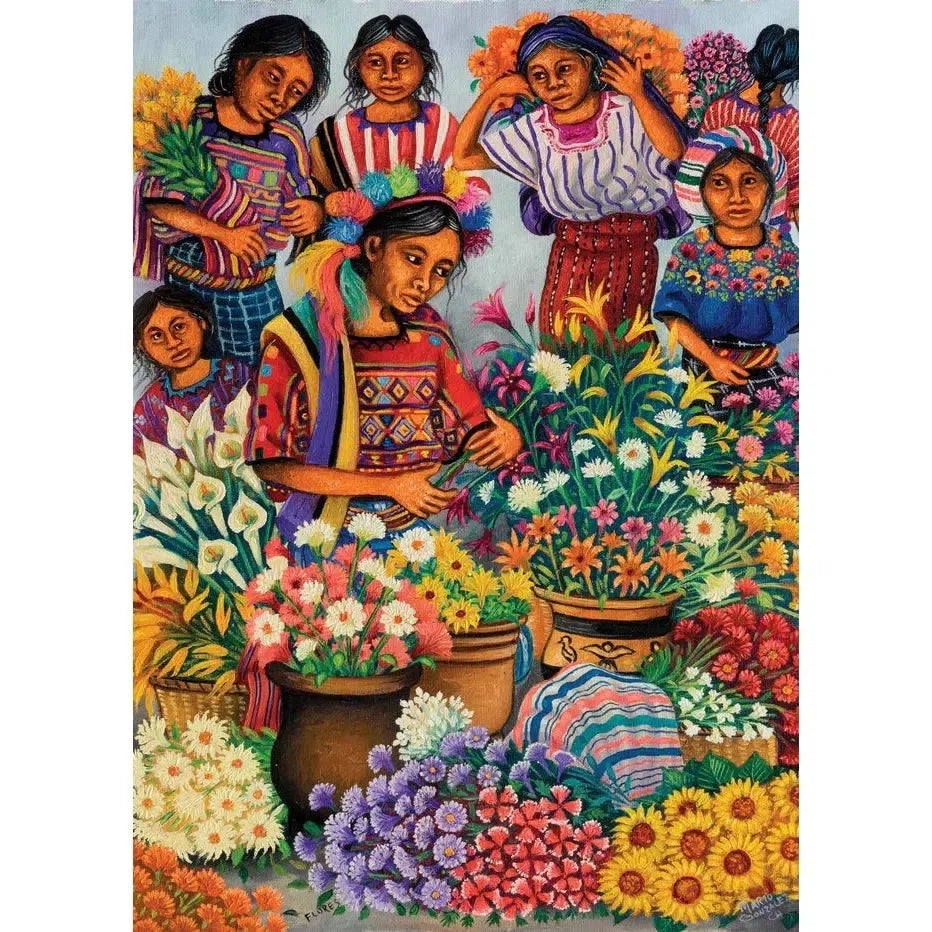 Flores 500 Piece Premium Jigsaw Puzzle Art & Fable