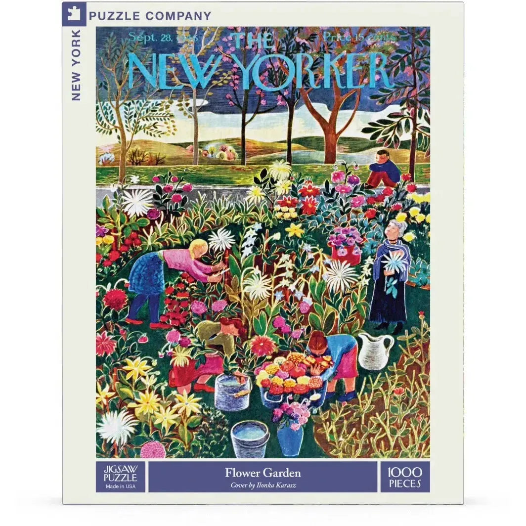 Flower Garden 1000 Piece Jigsaw Puzzle NYPC