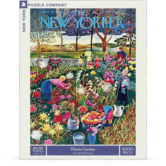 Flower Garden 1000 Piece Jigsaw Puzzle NYPC