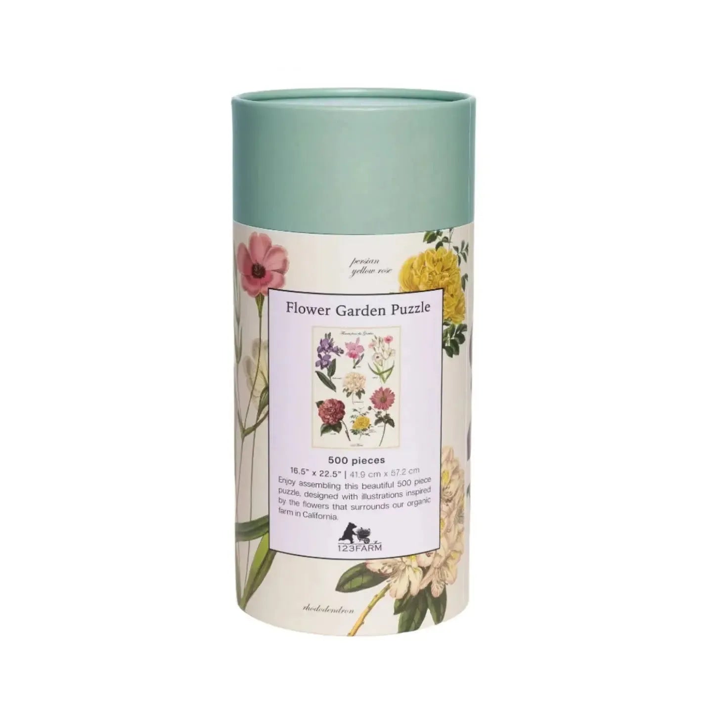 Flower Garden 500 Piece Jigsaw Puzzle 123 Farm