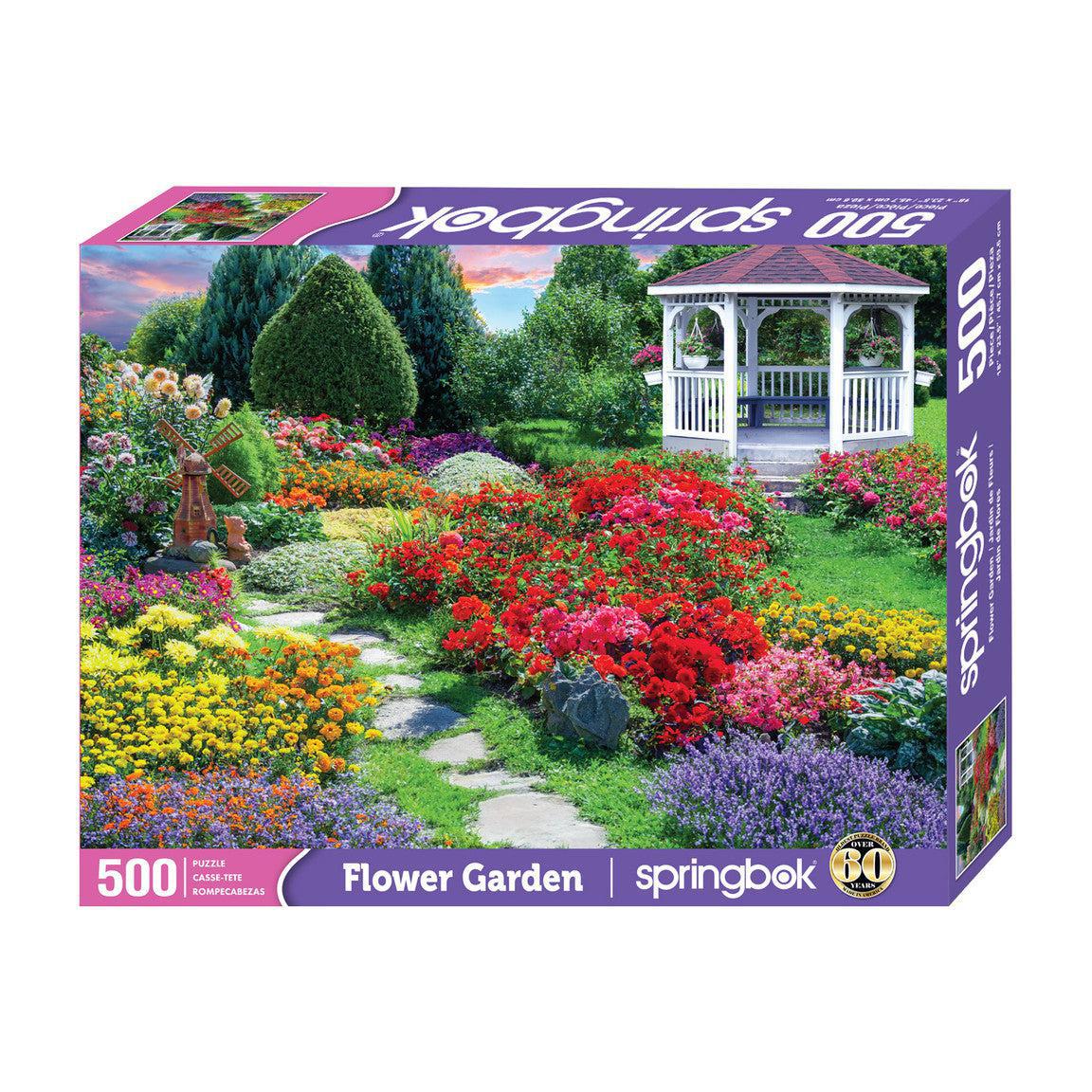 Flower Garden 500 Piece Jigsaw Puzzle Springbok