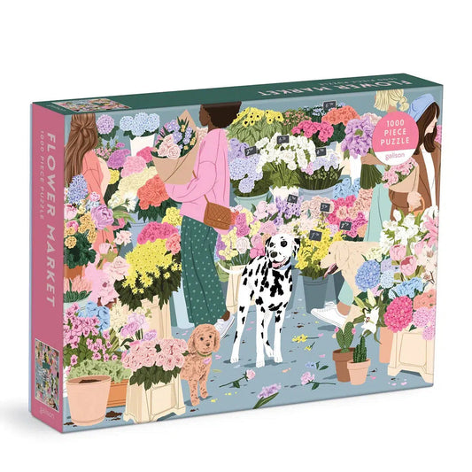 Flower Market 1000 Piece Jigsaw Puzzle Galison