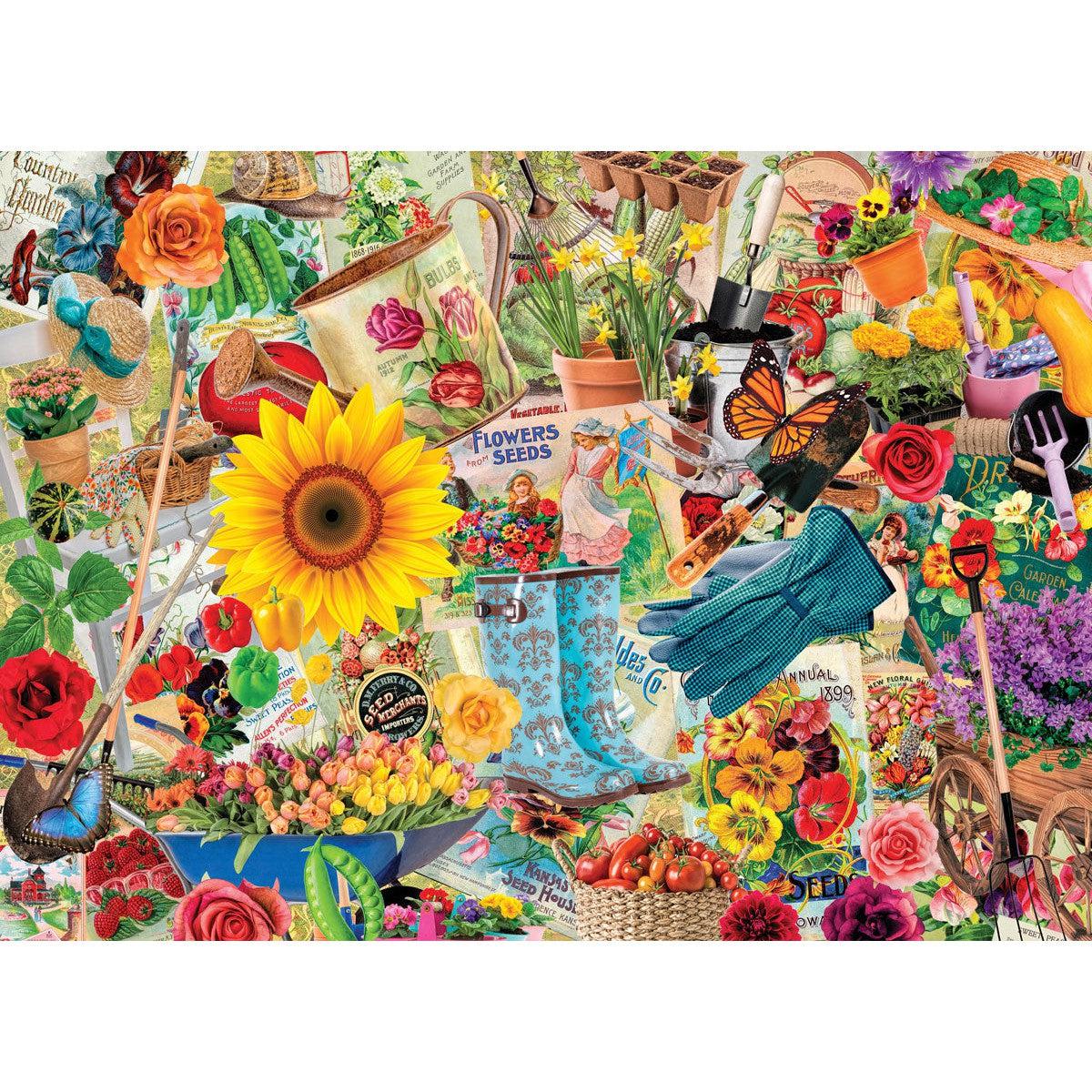 Flower Seeds 1000 Piece Jigsaw Puzzle Eurographics