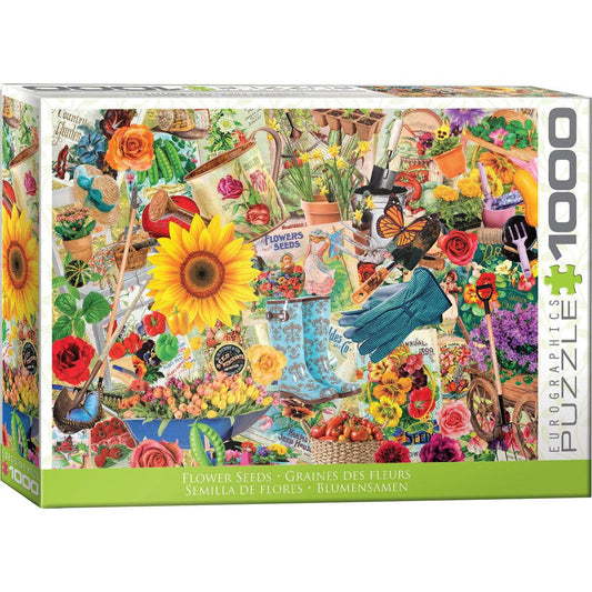 Flower Seeds 1000 Piece Jigsaw Puzzle Eurographics